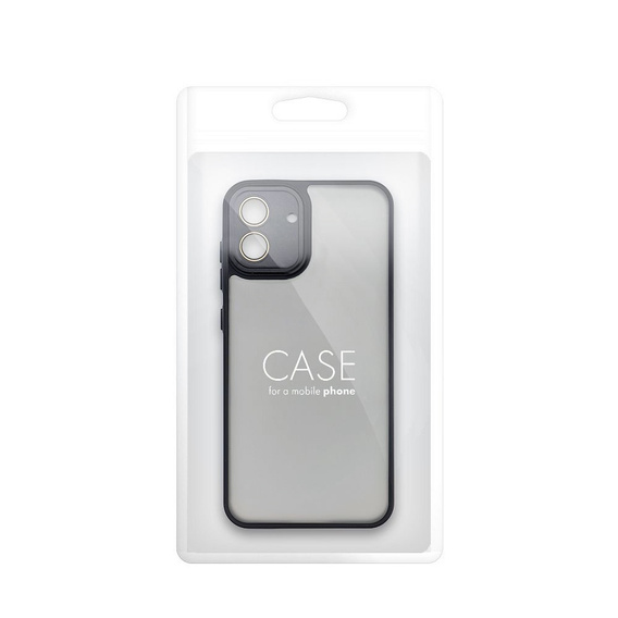 Case for Xiaomi Redmi 13C / Poco C65, Fusion Hybrid, transparent / black + 9H glass