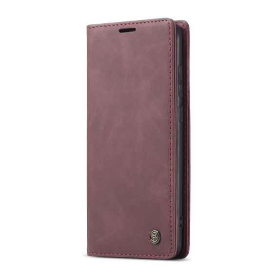 CASEME case for Xiaomi Redmi Note 8 Pro, Leather Wallet Case, red