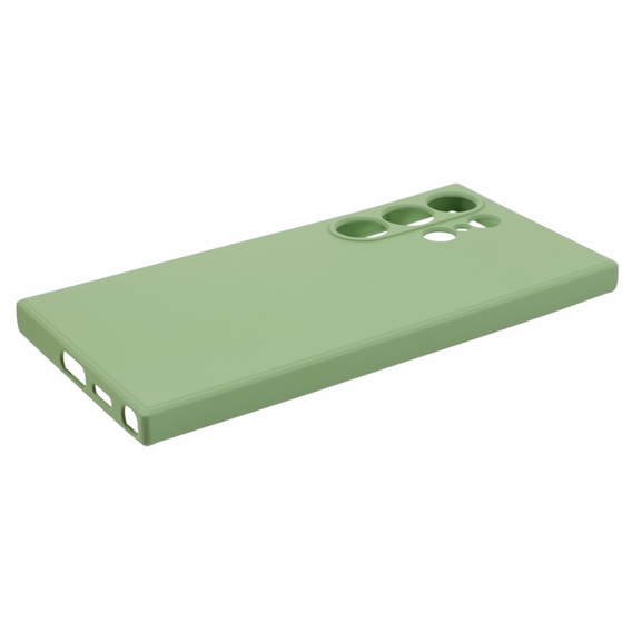 Case for Samsung Galaxy S24 Ultra, Silicone Lite, green