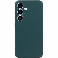 Case for Samsung Galaxy S24+ Plus, Silicone Lite, dark green