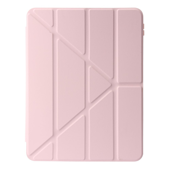 Case for iPad 10.9" 2022 (10 gen.), Origami, pink rose gold