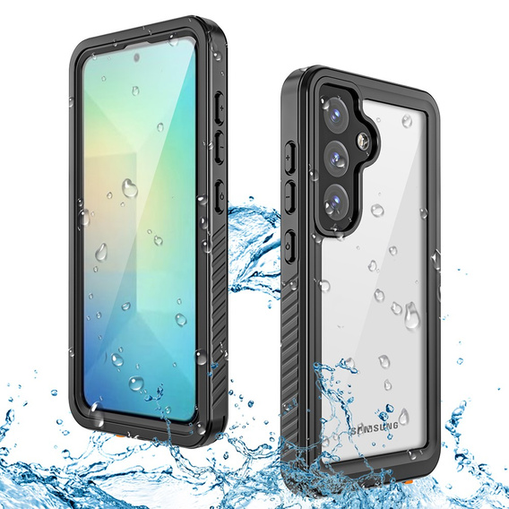 IP68 Waterproof Case for Samsung Galaxy S25+ Plus, black