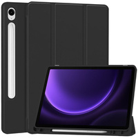 Case for Samsung Galaxy Tab S10 Lite / S10 FE / S9 FE, Smartcase with stylus space, black