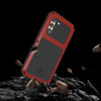 Love Mei Case for Samsung Galaxy A34 5G, armored with glass, red