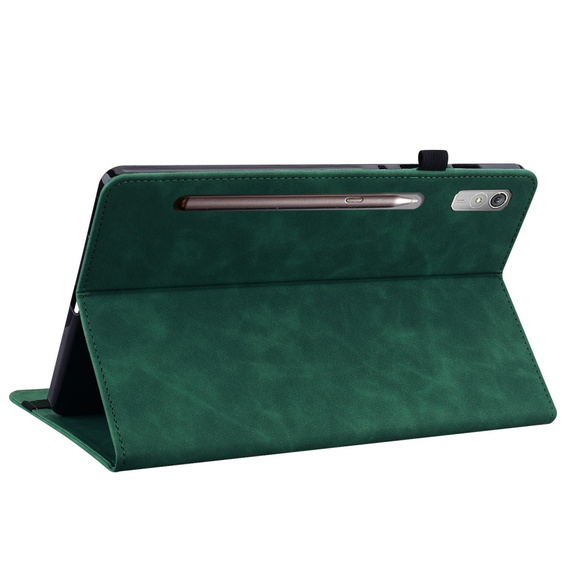 Case for Lenovo Tab P11 Pro Gen 2, Wallet Pen Slot, green