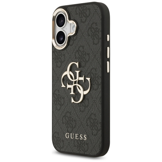 GUESS 4G Big Metal Logo case for iPhone 17