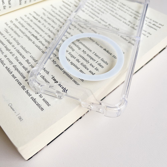 Case for Samsung Galaxy Z Flip7 FE / Z Flip6, Dropproof MagSafe, transparent