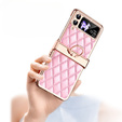 Case for Samsung Galaxy Z Flip 4 5G, Rhombus Grid