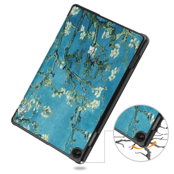 Case for Lenovo Tab M10 10.1 Gen 3 TB-328FU/TB-328XU, Smartcase, Flowers