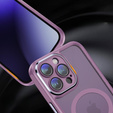 Case for iPhone 14 Pro Max, ERBORD Impact Guard, MagSafe, purple