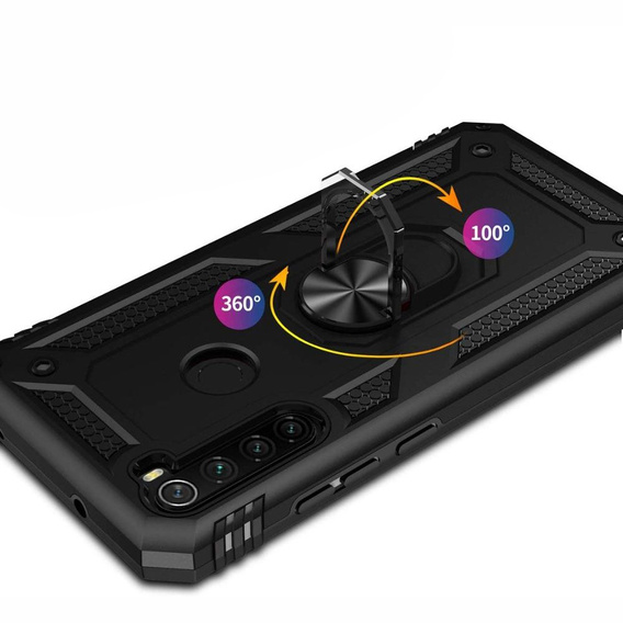 Armor Case for Xiaomi Redmi Note 8T, Nox Case Ring, black