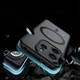 Case for Xiaomi Redmi Note 14 4G, for MagSafe, ERBORD Matt Case, black + Screen Glass