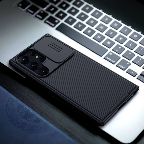 Case for Samsung Galaxy S23 Ultra, Armored Nillkin, CamShield Pro, black
