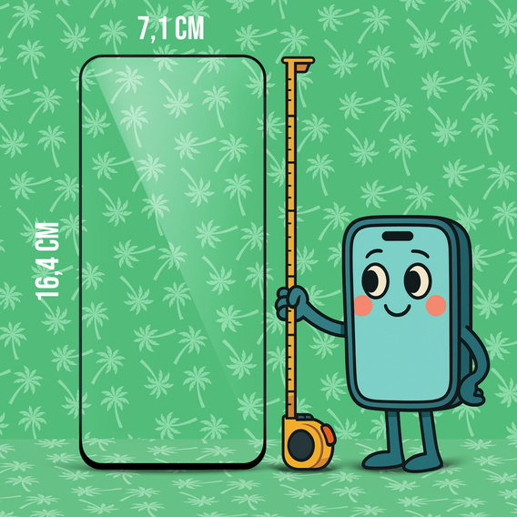 5D Full Glue Smart Palm tempered glass for Motorola Moto G35 5G