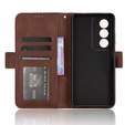 Flip case for Oppo A80, Card Slot, brown