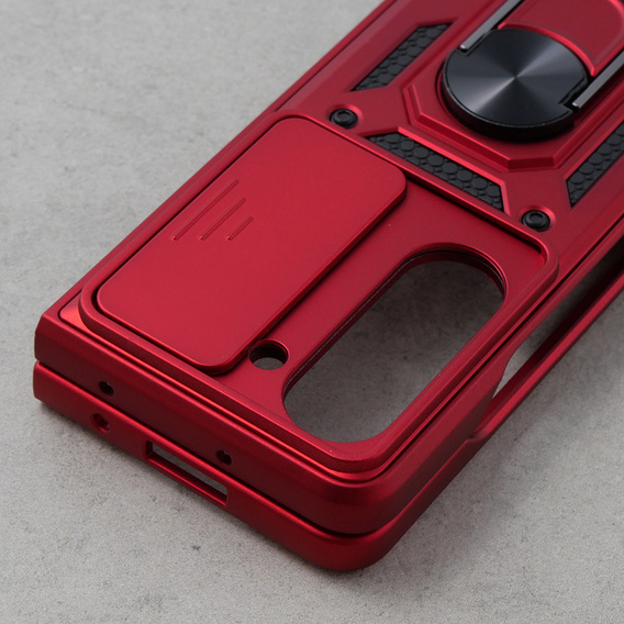 Case for Samsung Galaxy Z Fold5 5G, CamShield Slide, red