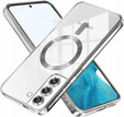 Case for Samsung Galaxy S22, Electro MagSafe, silver + Screen Glass