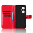 Flip case for Huawei Nova 11i, Crazy Horse Wallet, red