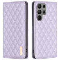Flip case for Samsung Galaxy S25 Ultra, Wallet, BINFEN COLOR, purple