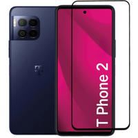 3D Tempered Glass for T Phone 2 5G, black frame