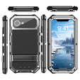 Armored case for iPhone 16E, R-JUST, silver