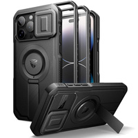 Armored case for iPhone 14 Pro Max, Dexnor CamProtect MagSafe, black (Two frames)