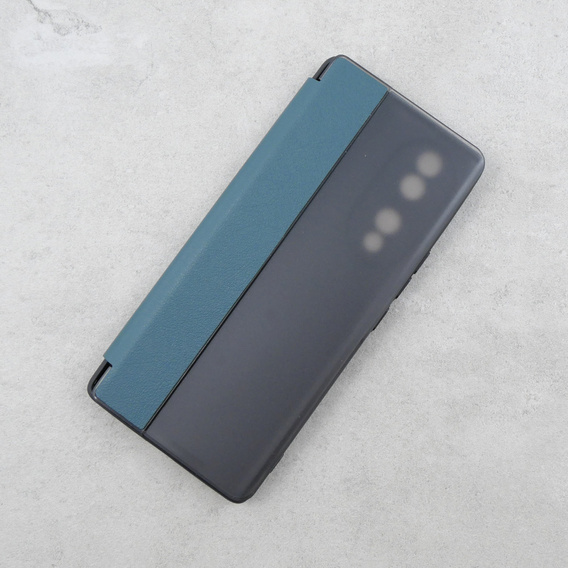 Flap case for Honor 70 5G, Side View, green