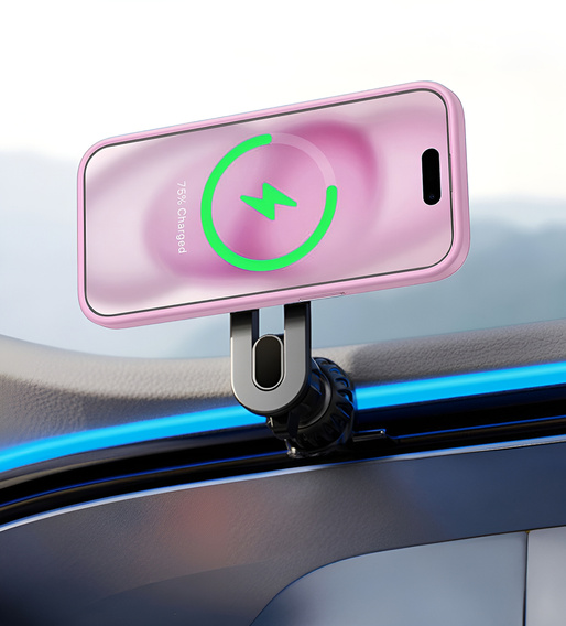 Case for iPhone 15, for MagSafe, ERBORD Matt Case, pink + Screen Glass