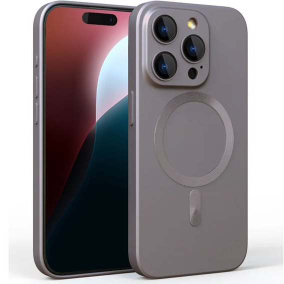 Case for iPhone 16 Pro Max, ColorMag, for MagSafe, grey