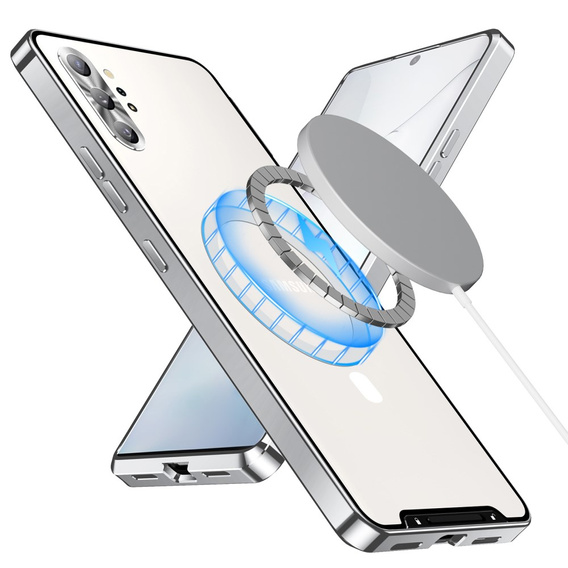 Camera Protection Case for Samsung Galaxy Note 10+ Plus, CamShield MagSafe, transparent / silver
