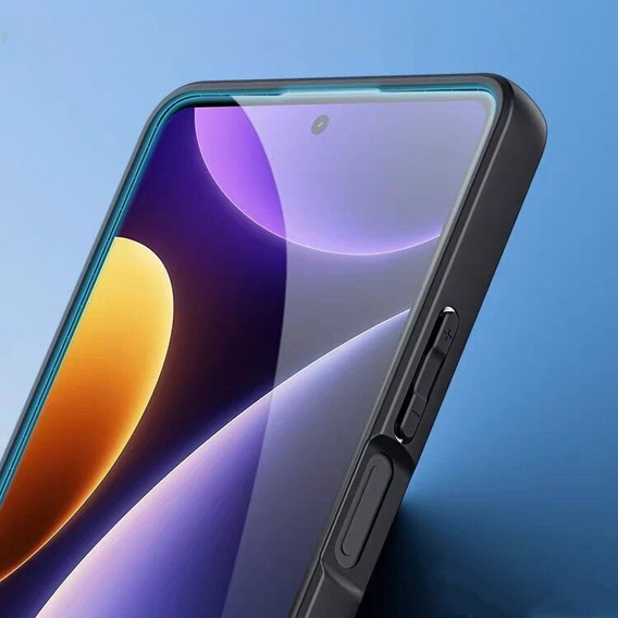 Case for Xiaomi Redmi Note 13 Pro 4G / Xiaomi Redmi Note 14S / Xiaomi Poco M6 Pro 4G, Fusion Hybrid, with camera protection, transparent / black