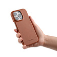 MELKCO case for iPhone 16 Pro, Waxy Textured, brown