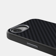 ABEEL Case for iPhone 16e, Carbon Fiber, for MagSafe, black