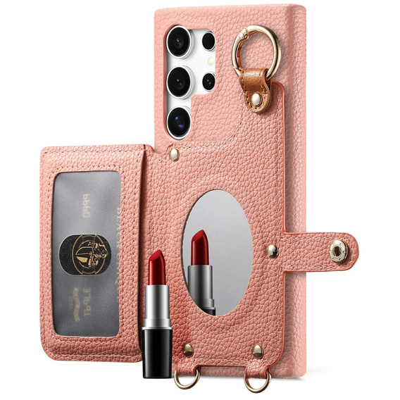 Case for Samsung Galaxy S25 Ultra, GKK Leather, black