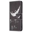 Flip case for Samsung Galaxy A05s, Wallet, Don't Touch My Phone, black