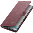 CASEME case for Samsung Galaxy Note 10 Plus/5G, Leather Wallet Case, red