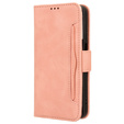 Flip case for Samsung Galaxy M15 5G, Card Slot, pink