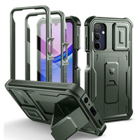 Armored case for Samsung Galaxy A15, Dexnor Full Body (Two Frames), green