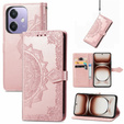 Flip case for Oppo A40 / Oppo A40m, Mandala, pink rose gold