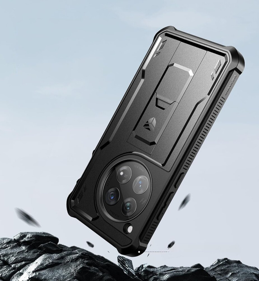 Armored case for OnePlus 12, Dexnor Full Body (Two Frames), black