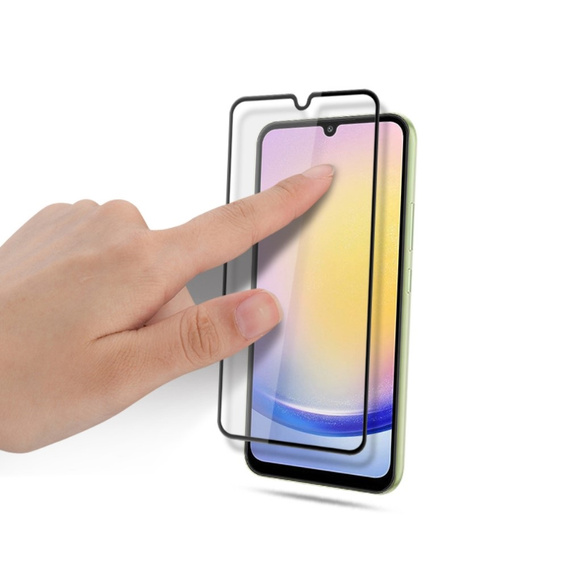 Mocolo Full Glue Tempered Glass for Samsung Galaxy A25 5G, black frame