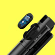 Selfie stick with tripod function and Bluetooth remote control, for smartphones between 6.5 cm and 9.5 cm wide