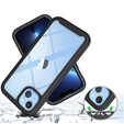 Case for iPhone 14, Shockproof, with film, black