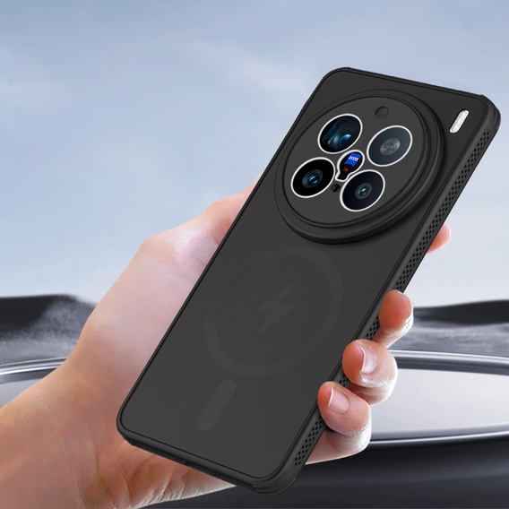 The casefor Vivo X200 Pro 5G, MagSafe, black