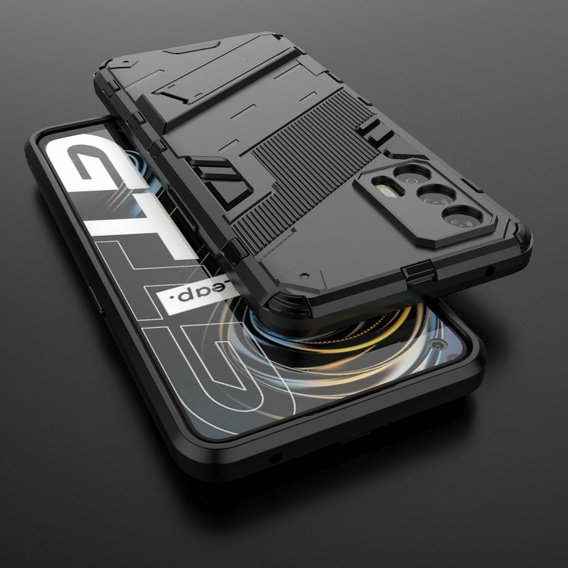 Case for Realme GT 5G, Military kickstand, blue