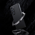 BENKS Kevlar Case for Samsung Galaxy Z Fold5 5G, for MagSafe, Carbon Fiber, black