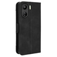 Flip case for Xiaomi Redmi 13C / Poco C65, Card Slot, black