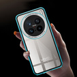 Case for Vivo X200 Pro 5G, Magnetic Dual Glass, blue
