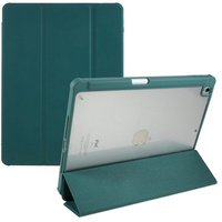 Case for iPad 10.2 2021 / 2020 / 2019, Smartcase Hybrid, with stylus space, dark green