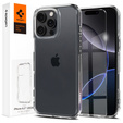 Spigen case for iPhone 16 Pro, Ultra Hybrid, transparent + 9H Tempered Glass